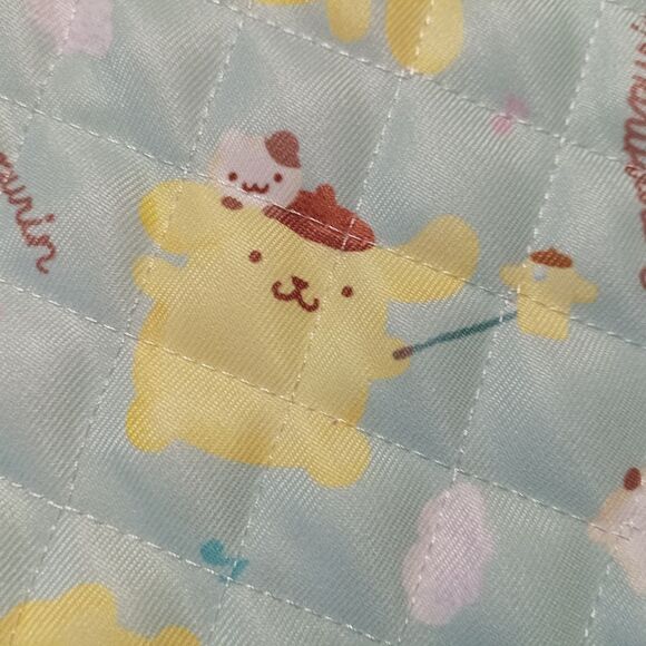 Sanrio pompompurin quilted back pack / tote bag - Picture 4 of 6
